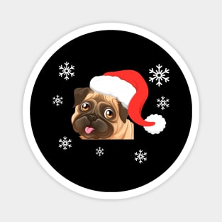 Bulldogge Weihnachts T-shirt Magnet